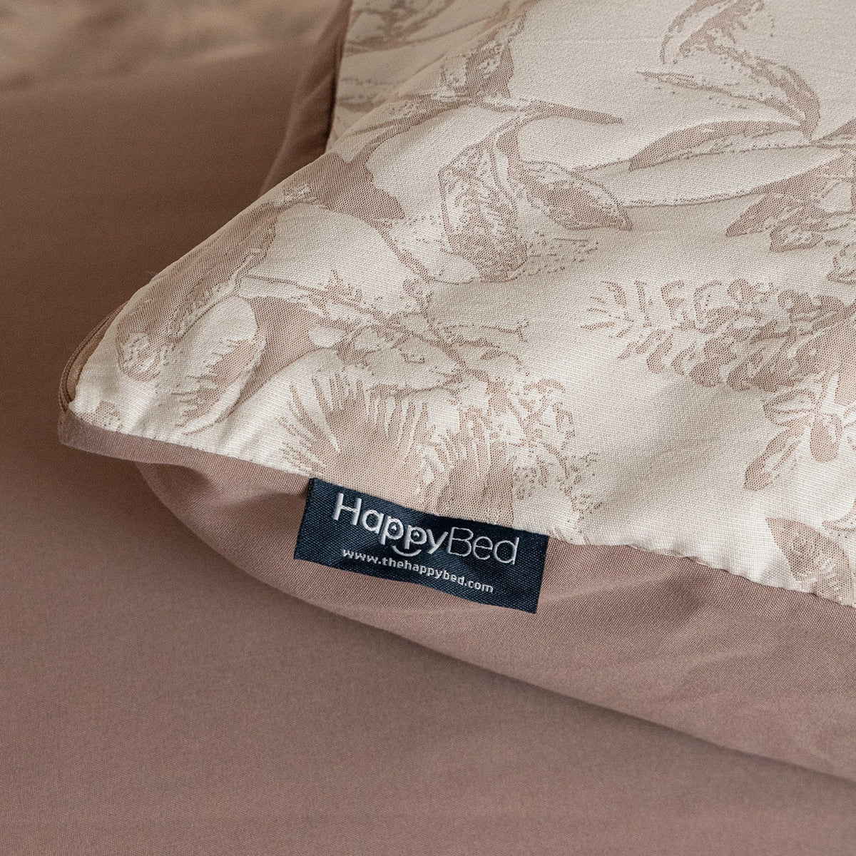 Kussenslopen | Jacquard | Brown | Set van 2