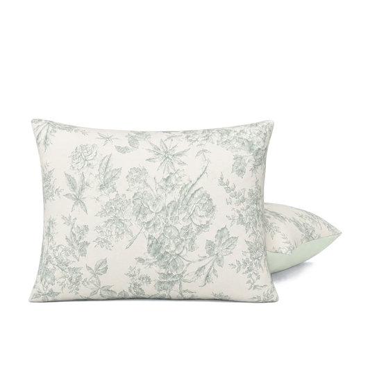 Kussenslopen | Jacquard | Mint | Set van 2