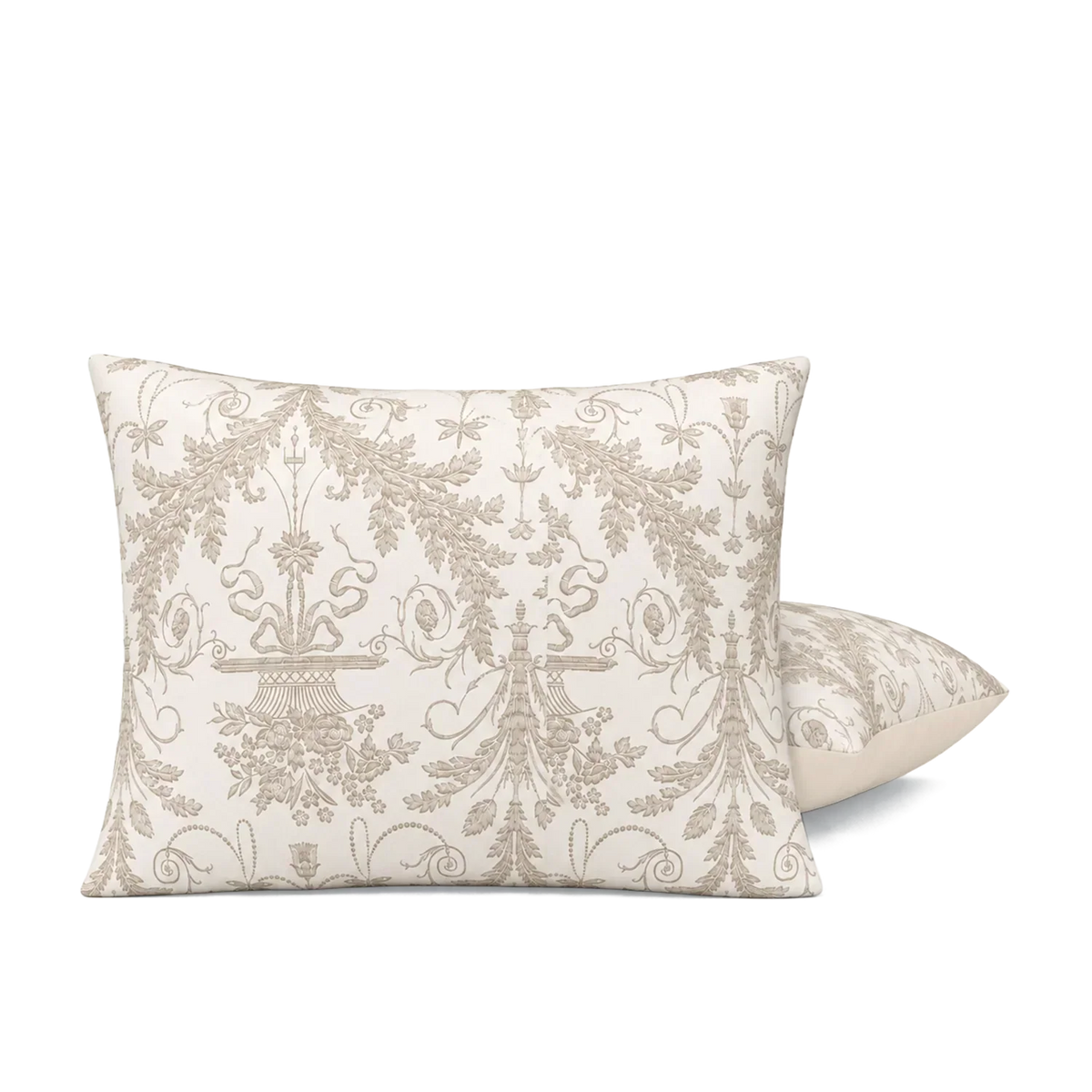 Kussenslopen | Jacquard | Taupe | Set van 2