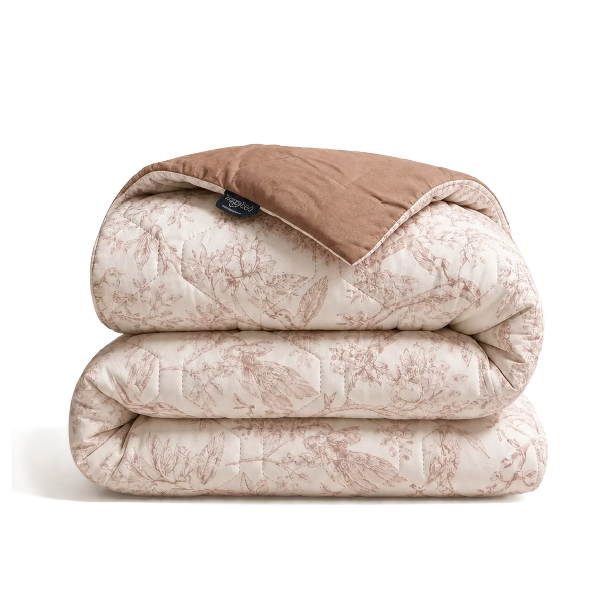 Wasbaar All Season Dekbed | Jacquard | Brown