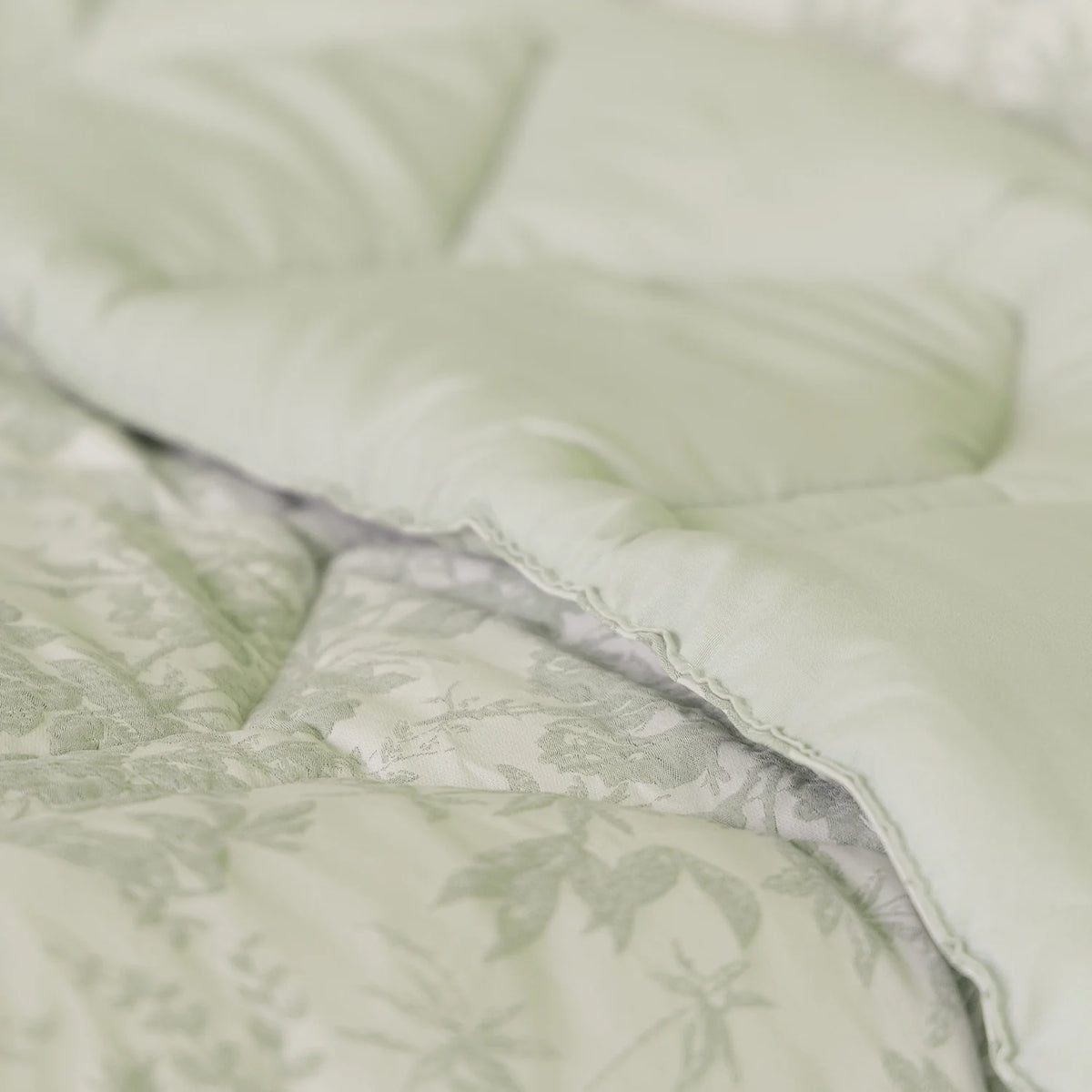 Wasbaar All Season Dekbed | Jacquard | Mint