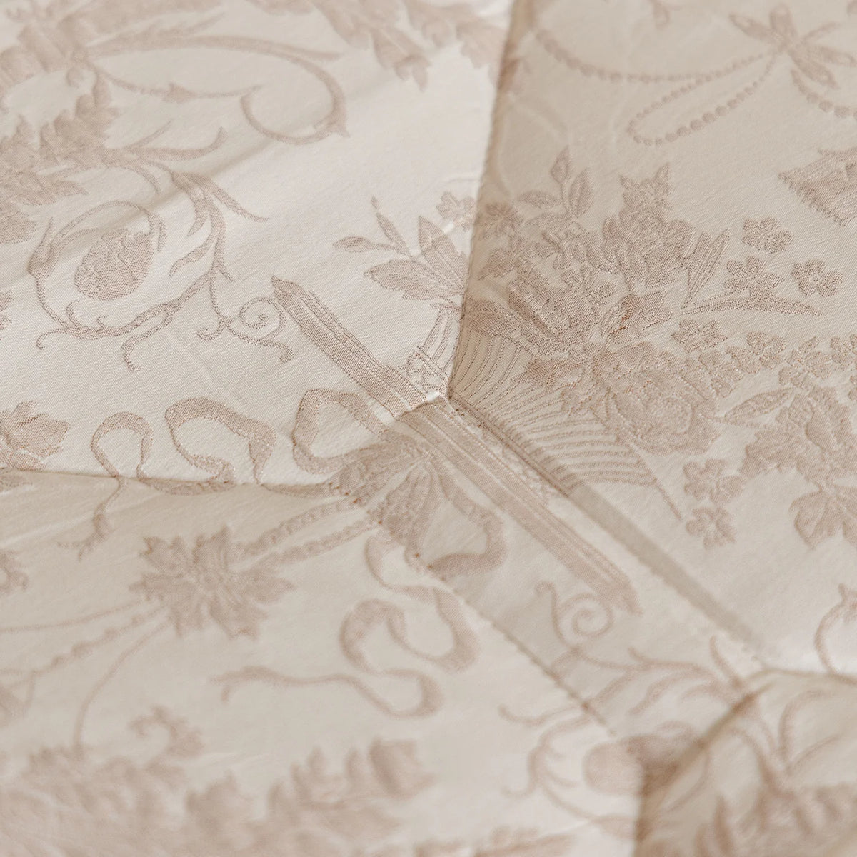Wasbaar All Season Dekbed | Jacquard | Taupe