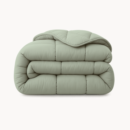 Wasbaar All Season Dekbed | Jersey | Light Green