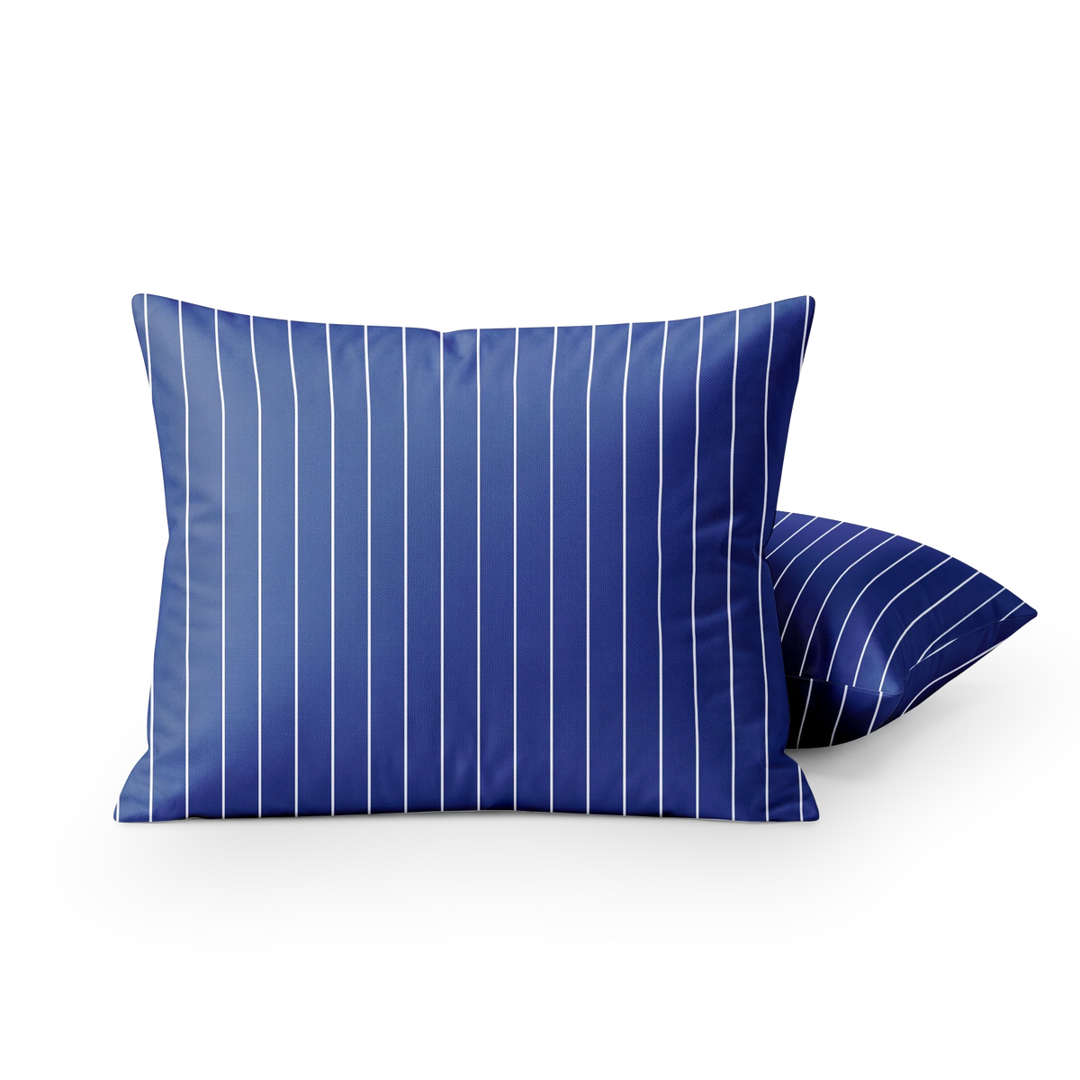 Kussenslopen | Katoen Satijn | Blue Stripes | Set van 2