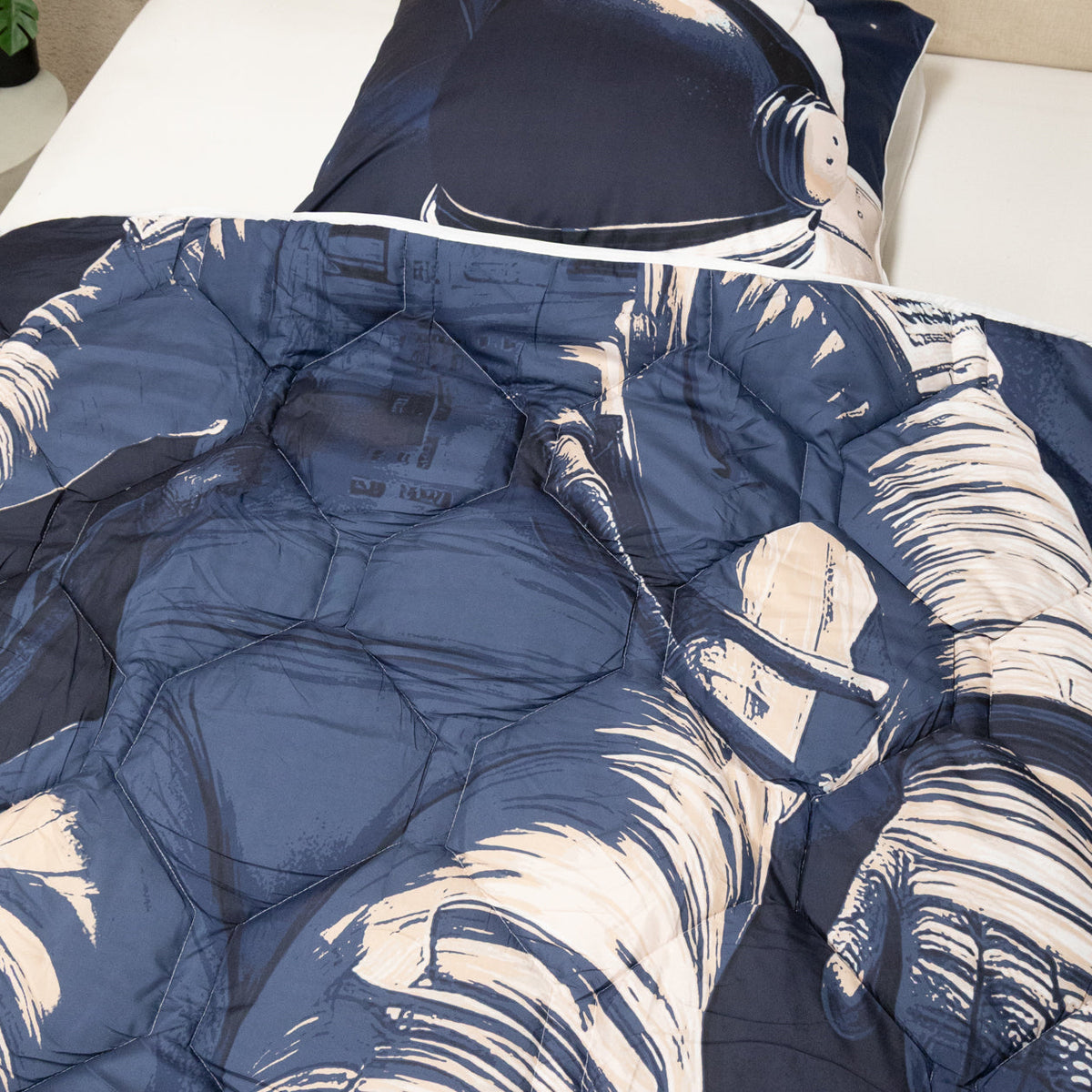 Wasbaar Kids All Season Dekbed | Astronaut | Met Kussensloop