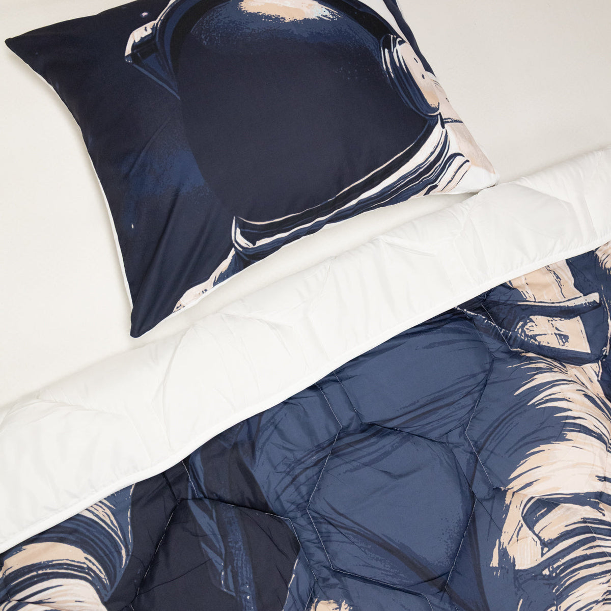 Wasbaar Kids All Season Dekbed | Astronaut | Met Kussensloop