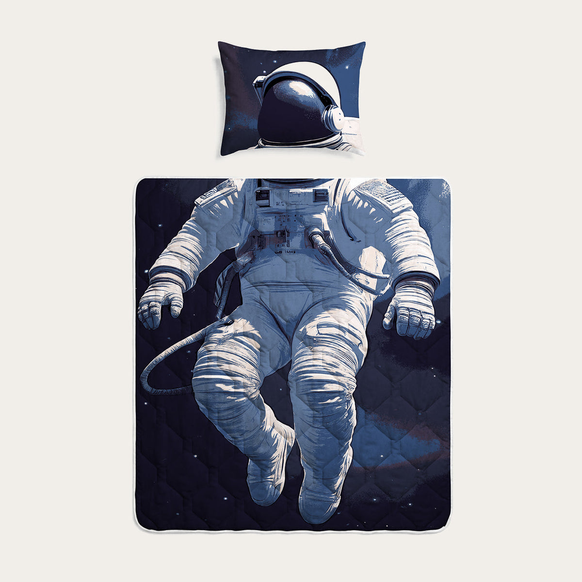 Wasbaar Kids All Season Dekbed | Astronaut | Met Kussensloop