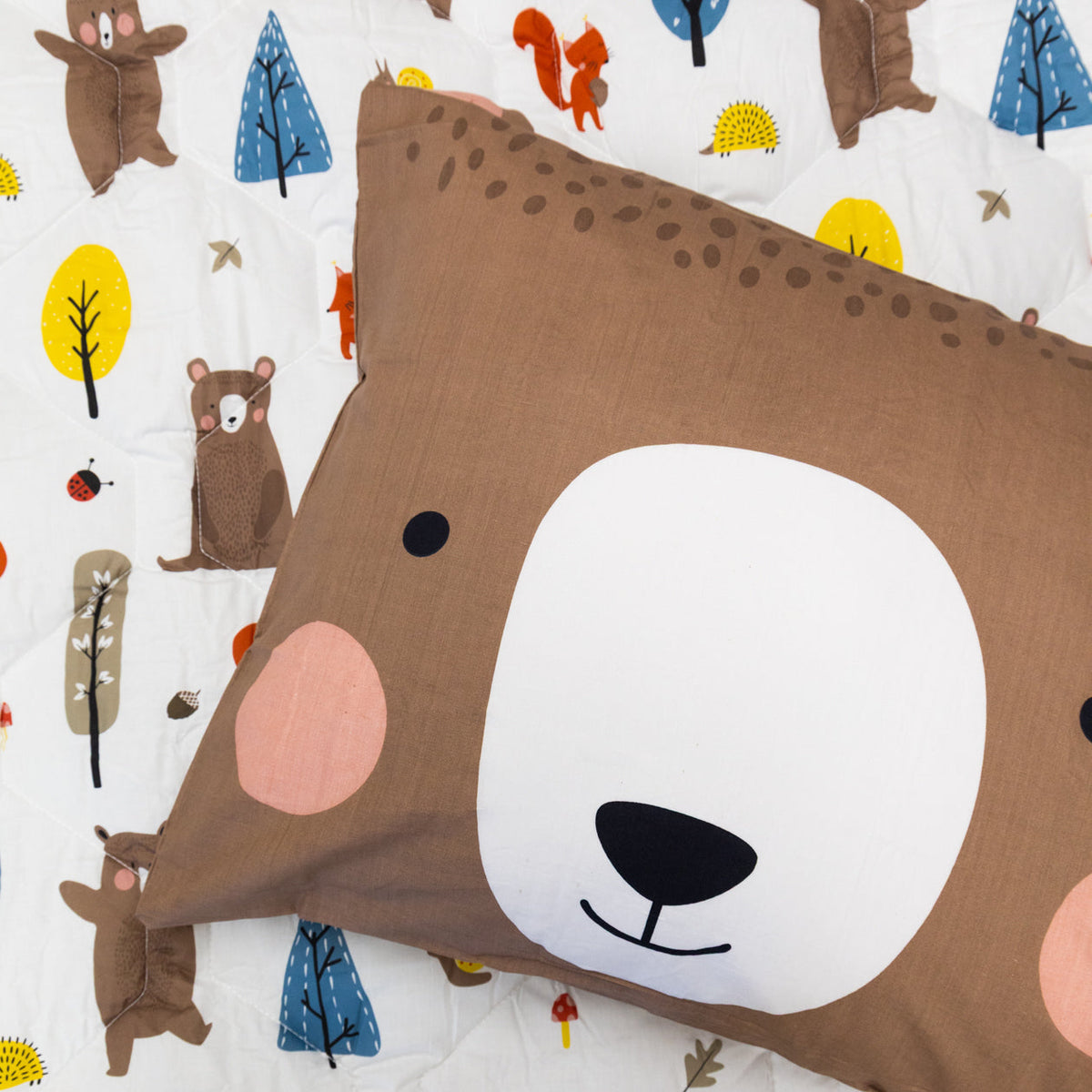 Kids Kussensloop | Bobby Bear