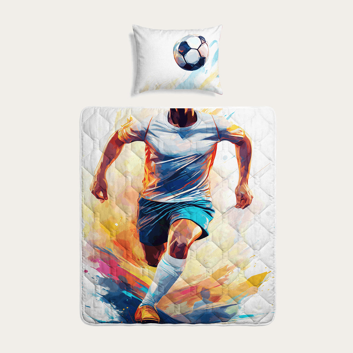 Wasbaar Kids All Season Dekbed | Footballer | Met Kussensloop