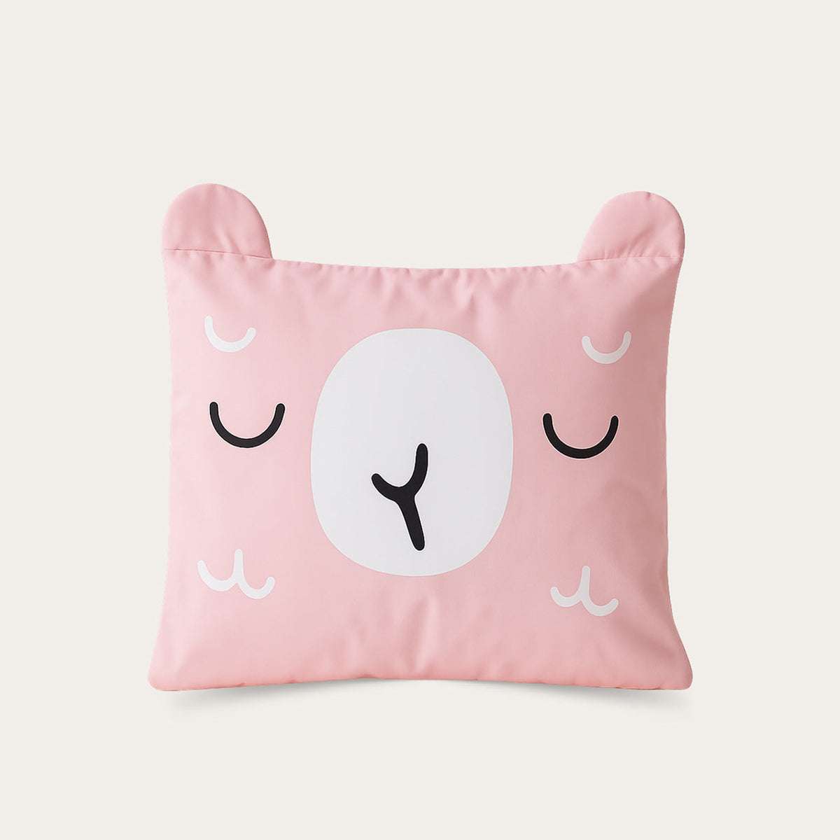 Thehappybed Kids Lizzy Lama kussensloop 60x70cm 100% katoen met lama ontwerp en hotelsluiting voor kinderkamer