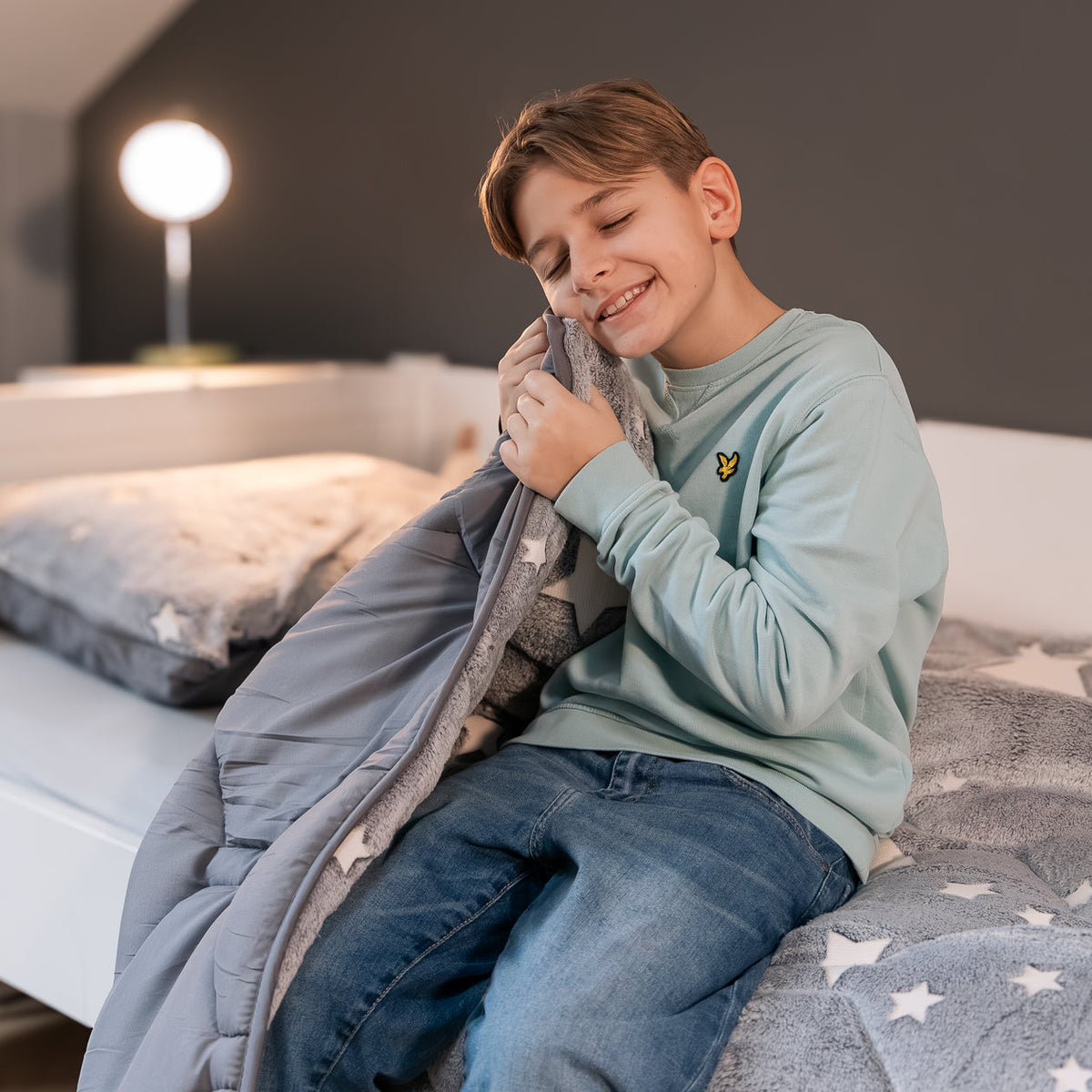 Wasbaar Kids All Season Dekbed | Glow In The Dark | Sterren | Met Kussensloop
