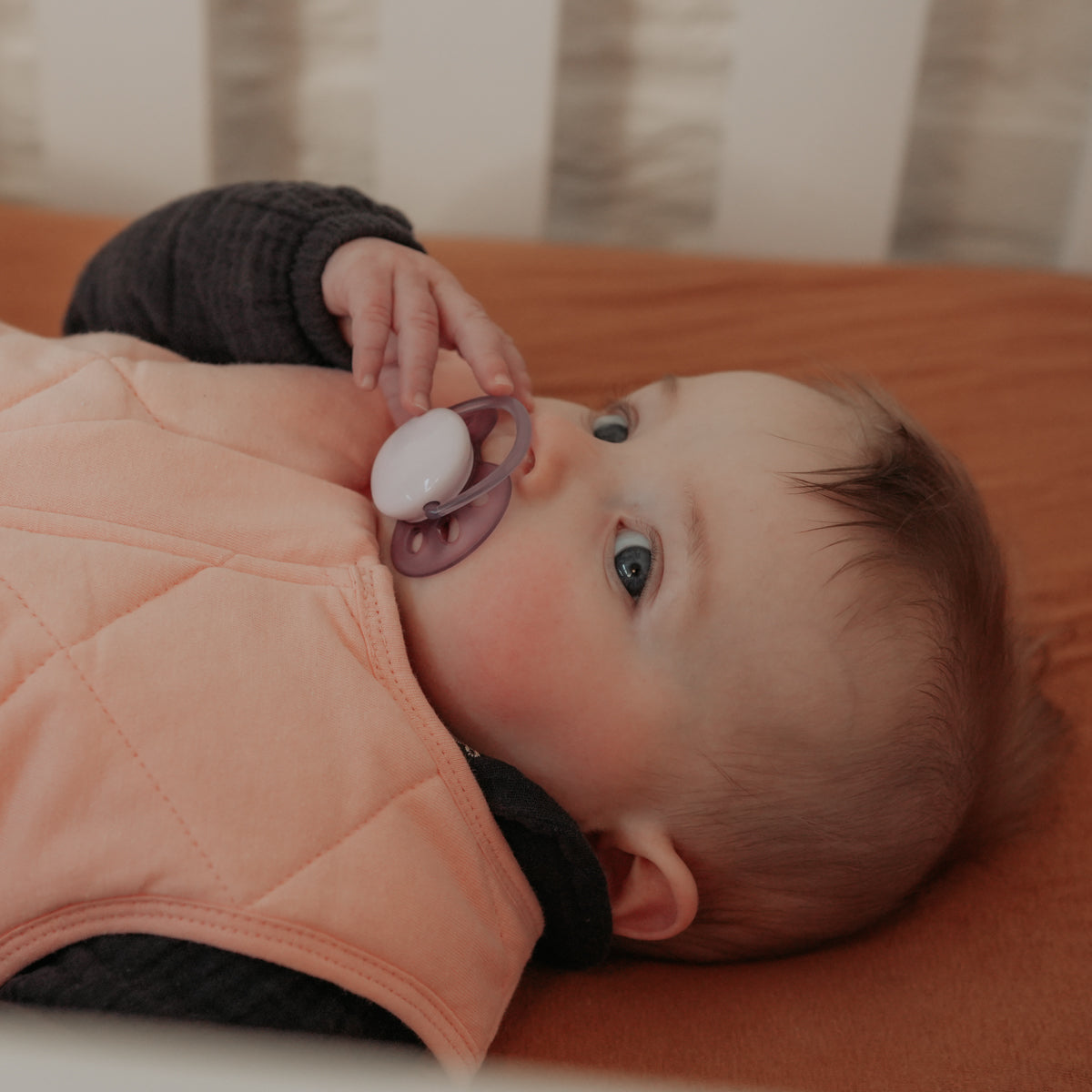 Thehappybed Verzwaarde babyslaapzak | Old Pink | TUV & SGS getest