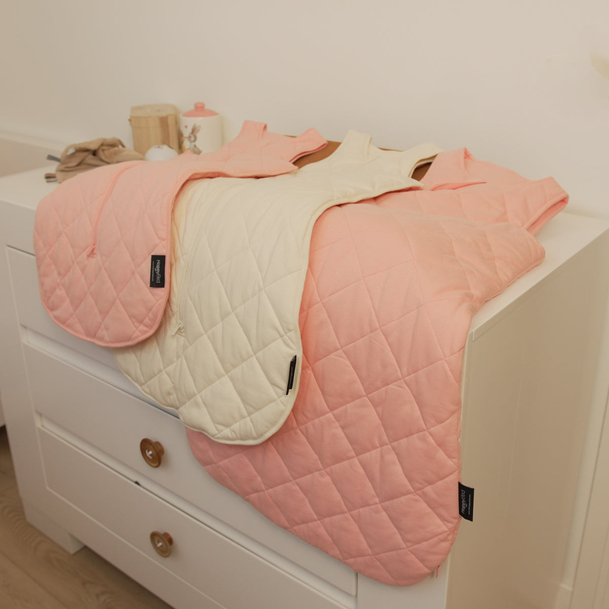 Thehappybed Verzwaarde babyslaapzak | Taupe | TUV & SGS getest