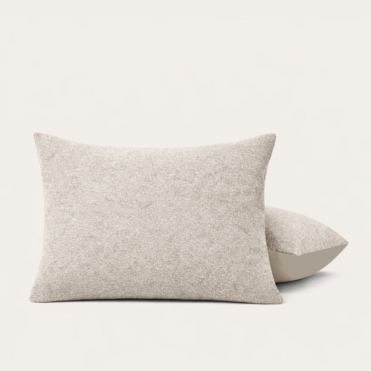 Kussenslopen | Jersey | Taupe | Set van 2