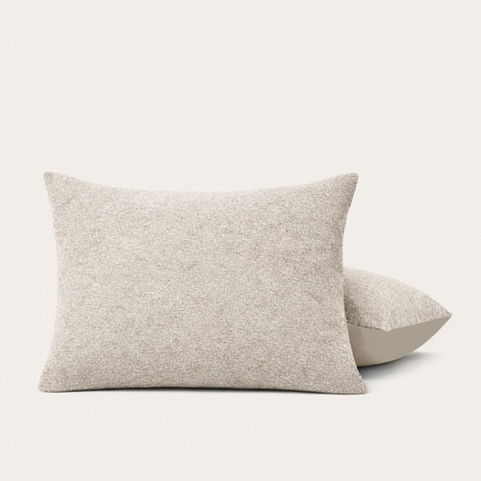 Kussenslopen | Jersey | Taupe | Set van 2