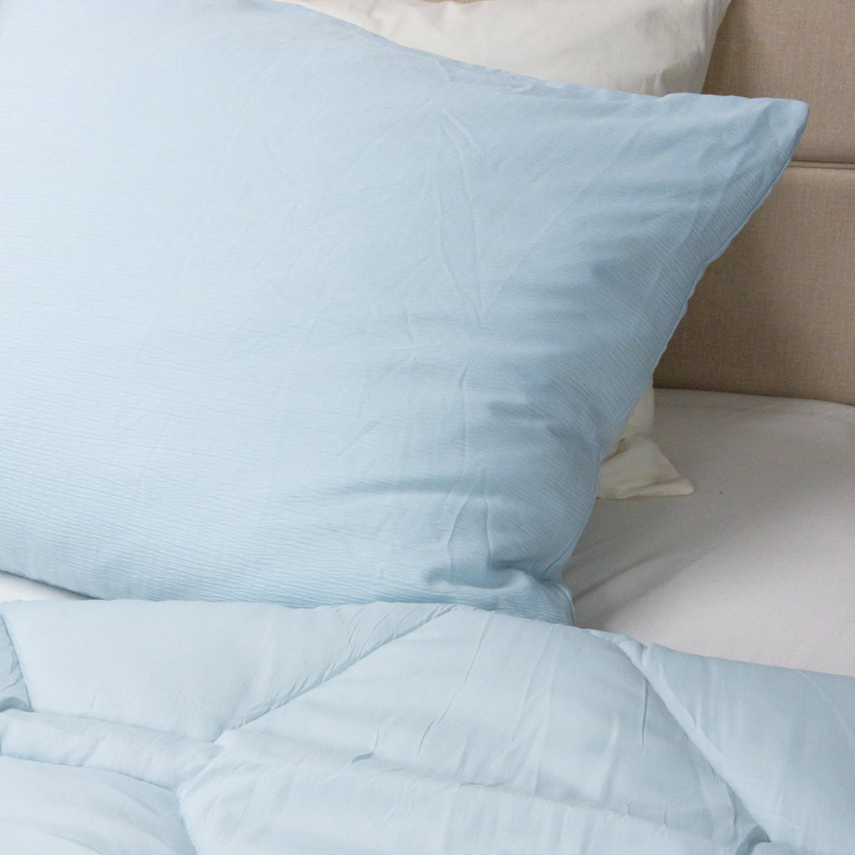 Kussenslopen | Mousseline | Ligt Blue | Set van 2