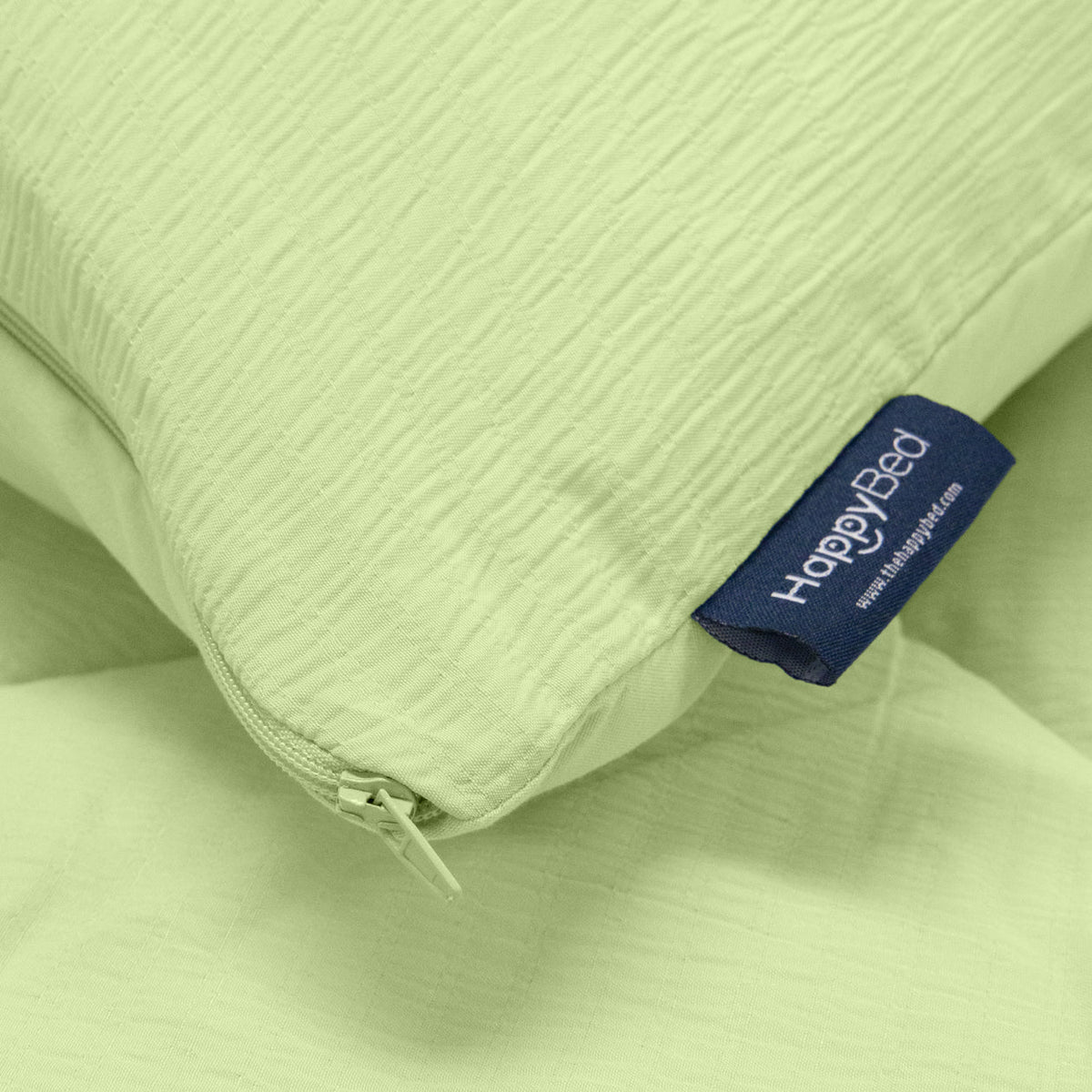Kussenslopen | Mousseline | Light Green | Set van 2