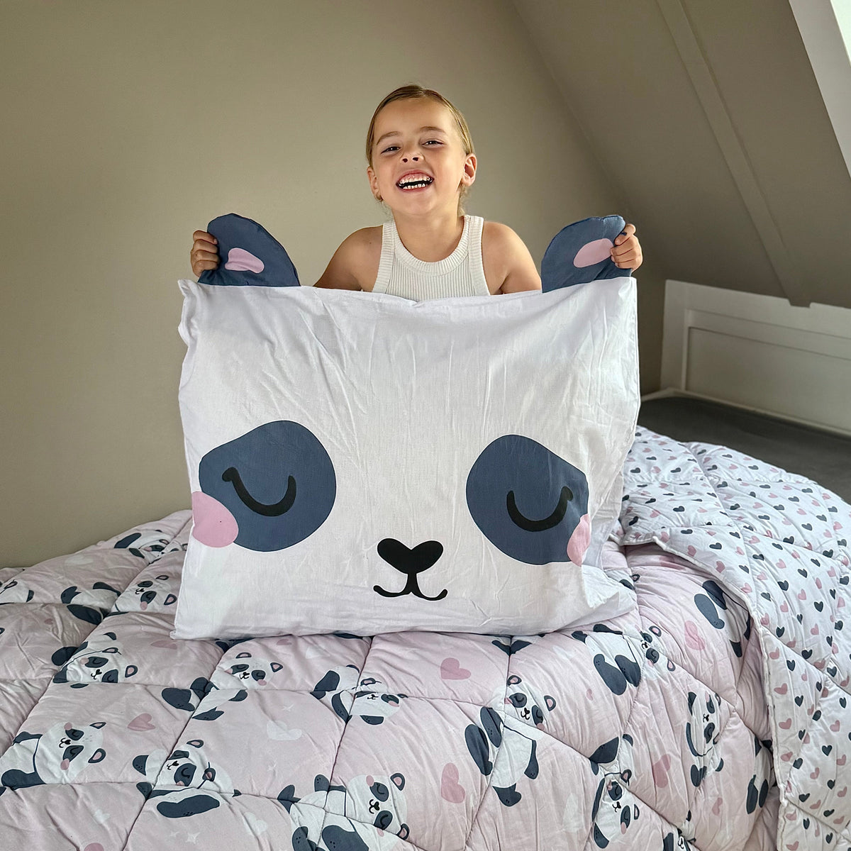 Wasbaar Kids All Season Bundel | Lizzy Lama & Peter Panda | Met Kussenslopen