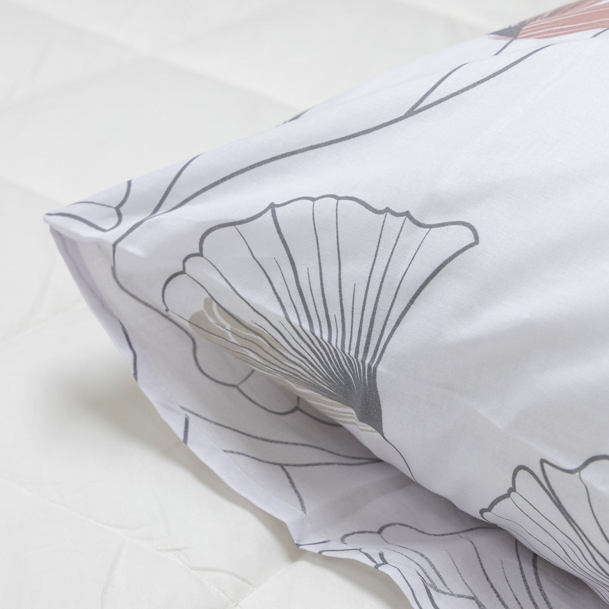 Thehappybed Kussensloop | Pink Stems | Set van 2