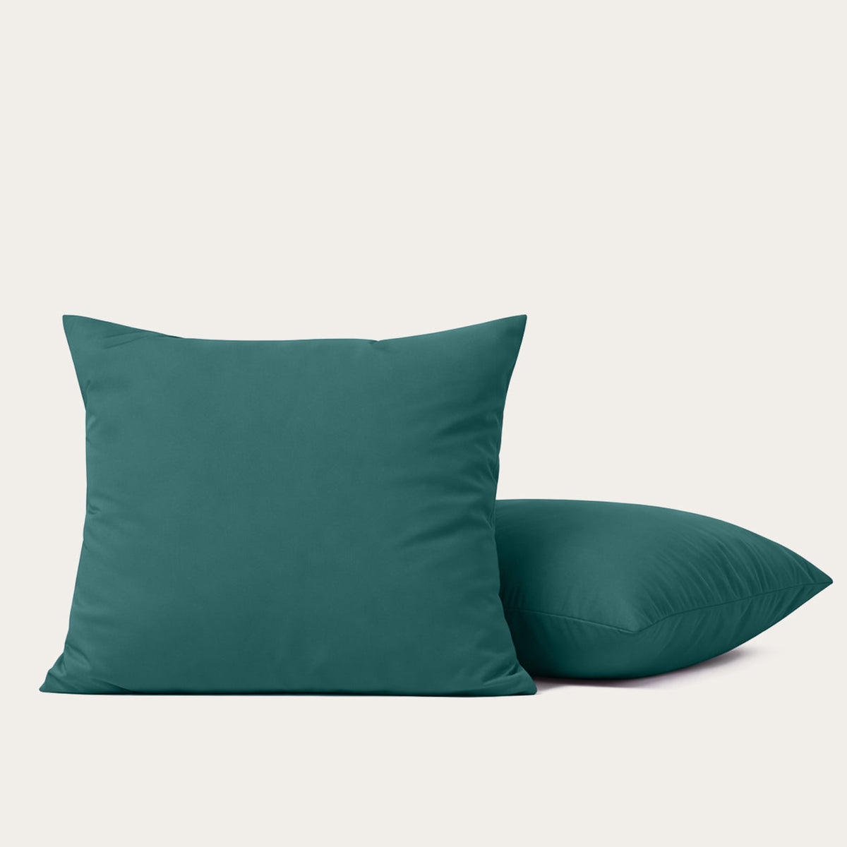 Thehappybed Premium kussensloop set van 2 in Deep Jungle percal katoen met hotelsluiting