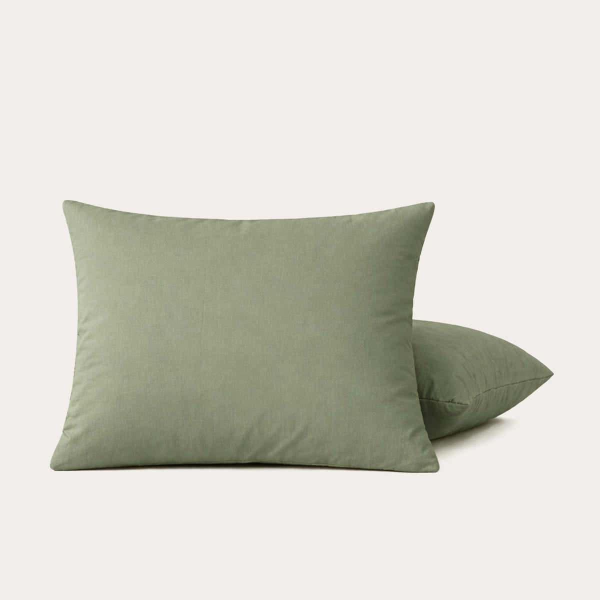 Kussenslopen | Premium Percal | Sage Green | Set van 2