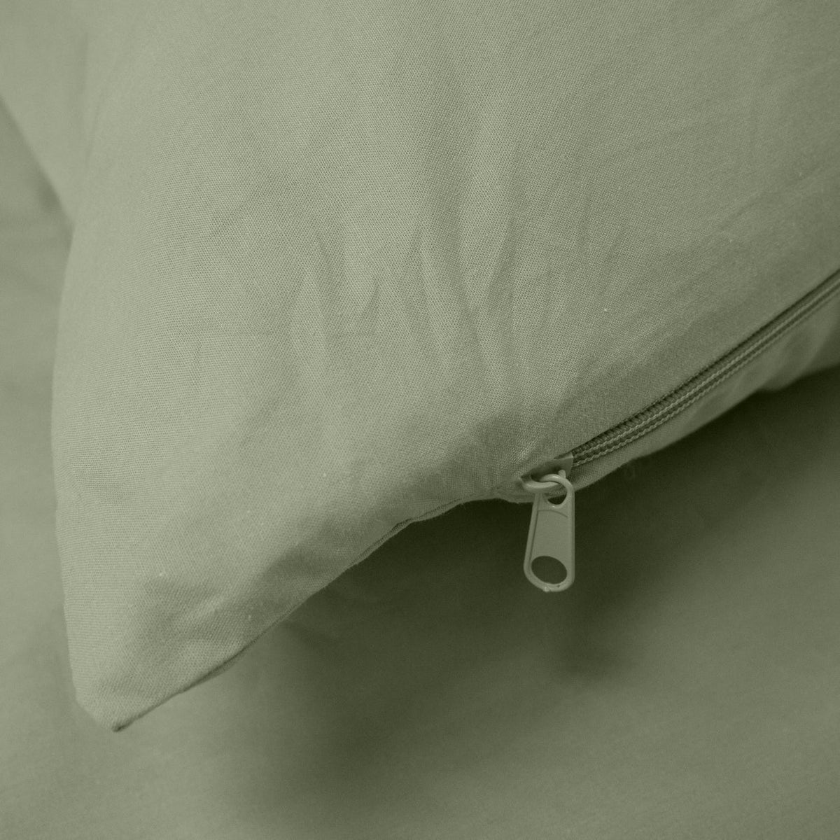 Kussenslopen | Premium Percal | Sage Green | Set van 2