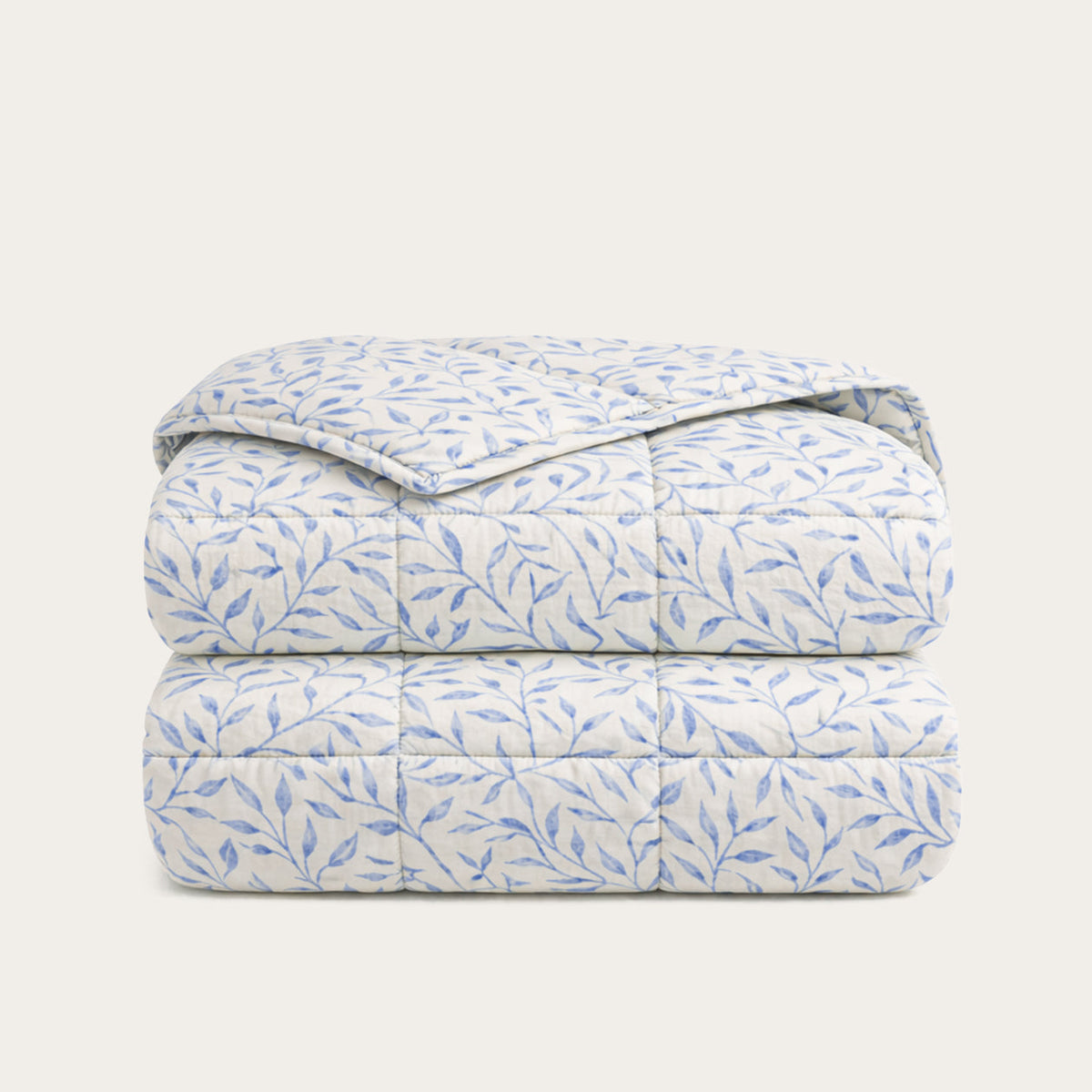 Thehappybed Premium Dekbed Twilight Leaves van zacht percal katoen voor alle seizoenen