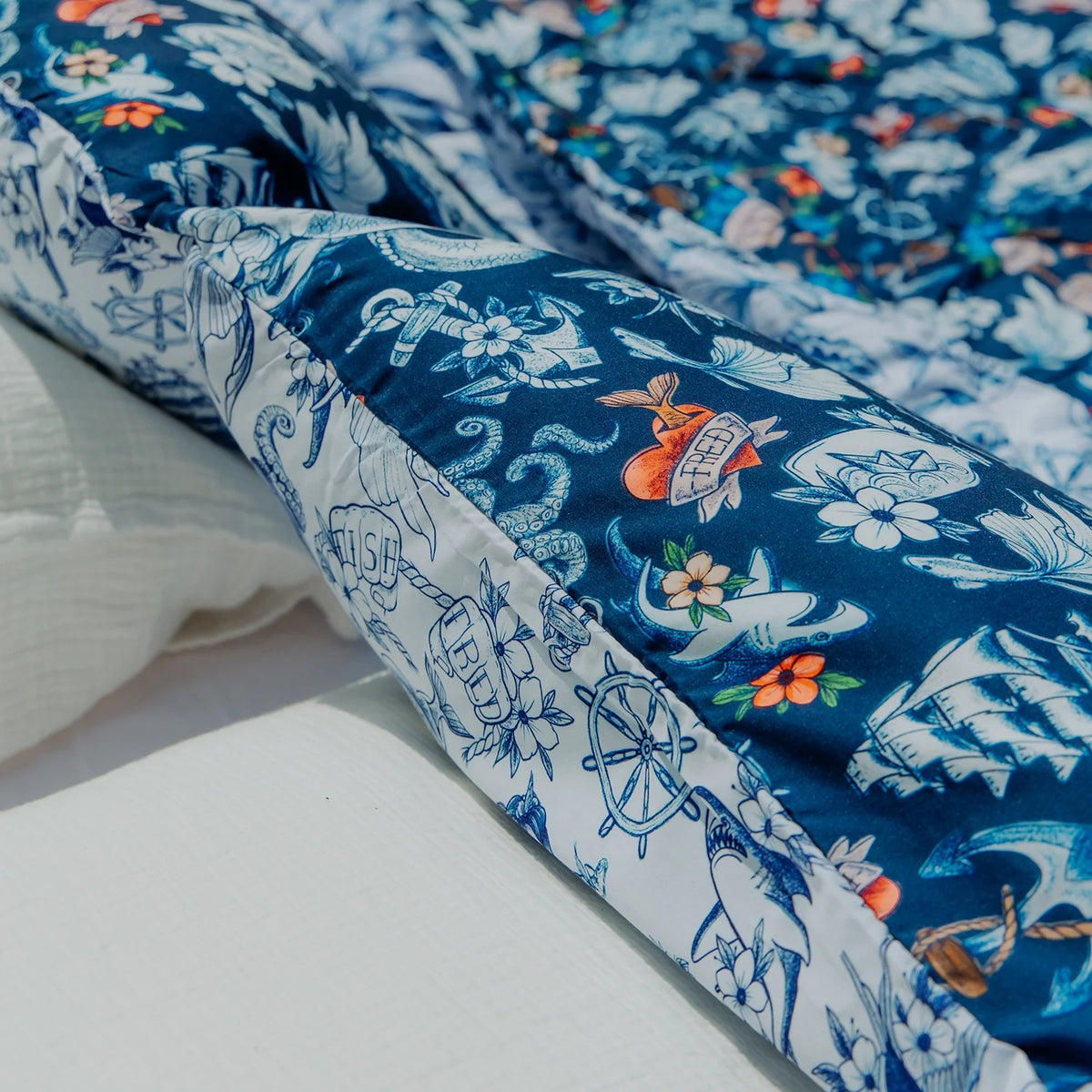 Kussenslopen | A Fish Named Fred & Thehappybed | Sea Paradise | Set van 2