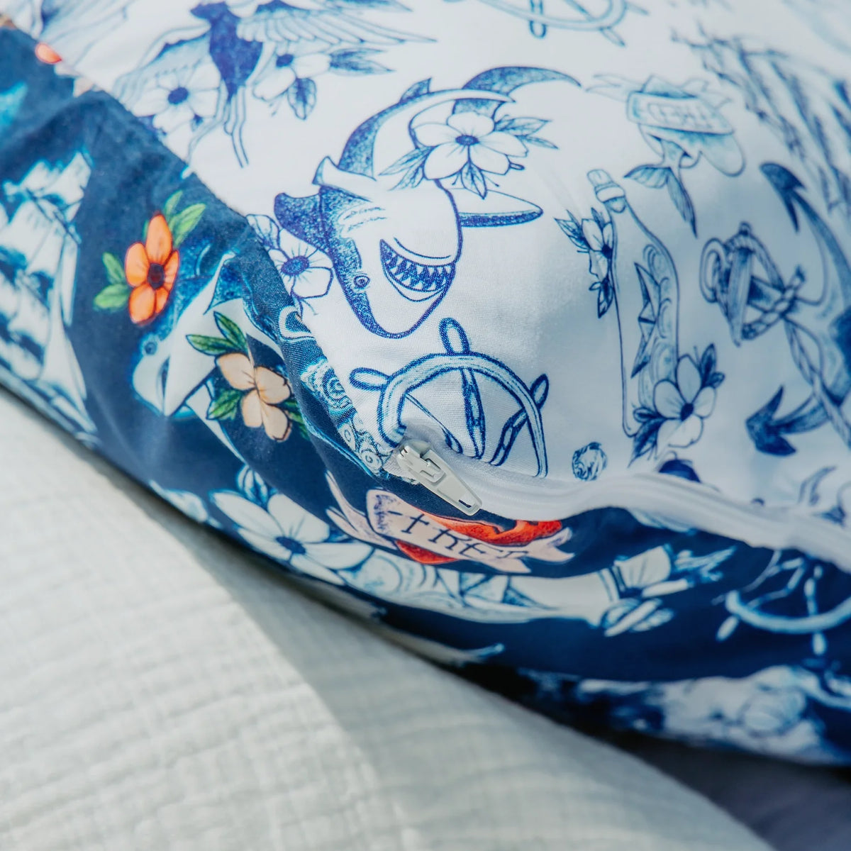 Kussenslopen | A Fish Named Fred & Thehappybed | Sea Paradise | Set van 2