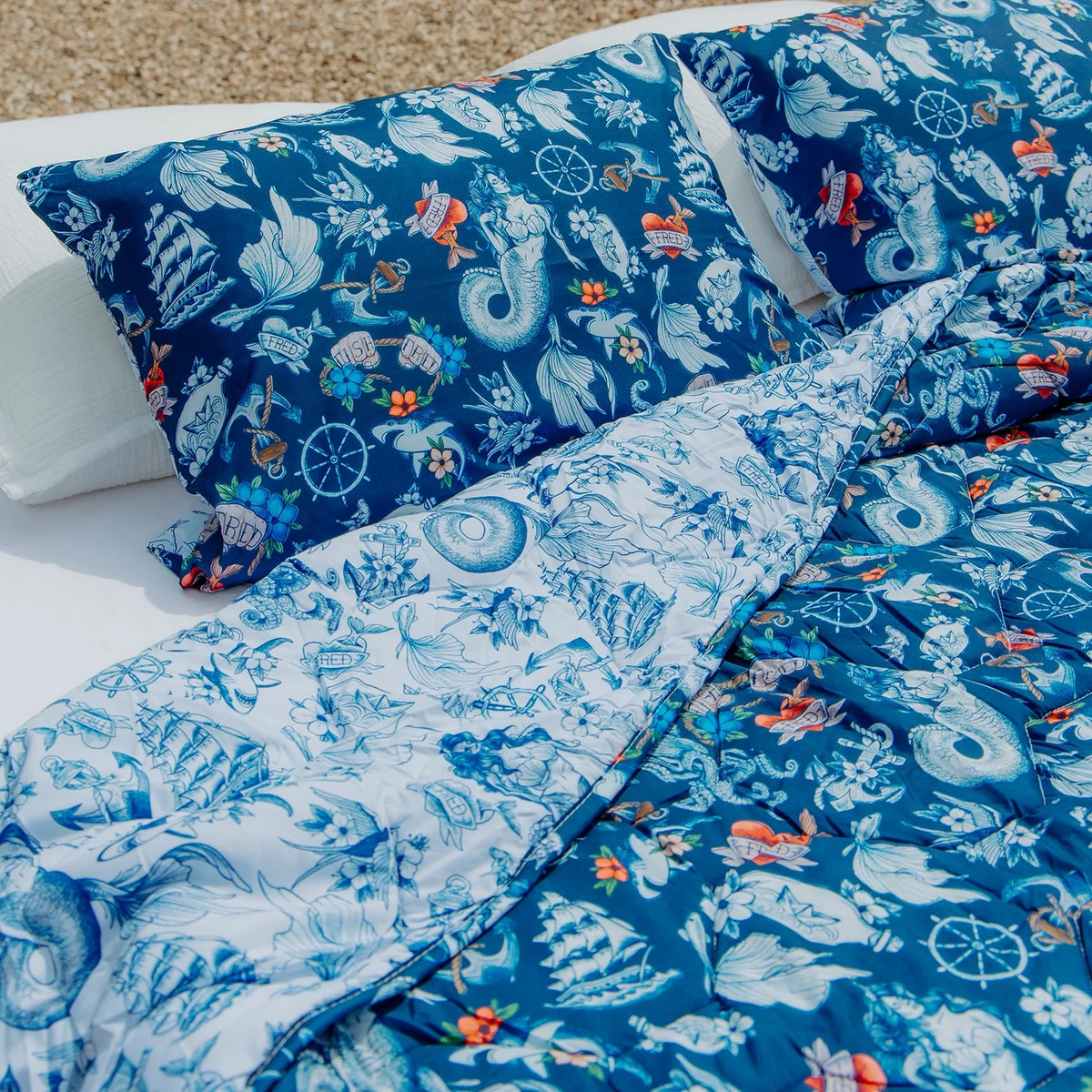 Wasbaar All Season Dekbed | A Fish Named Fred & Thehappybed | Sea Paradise