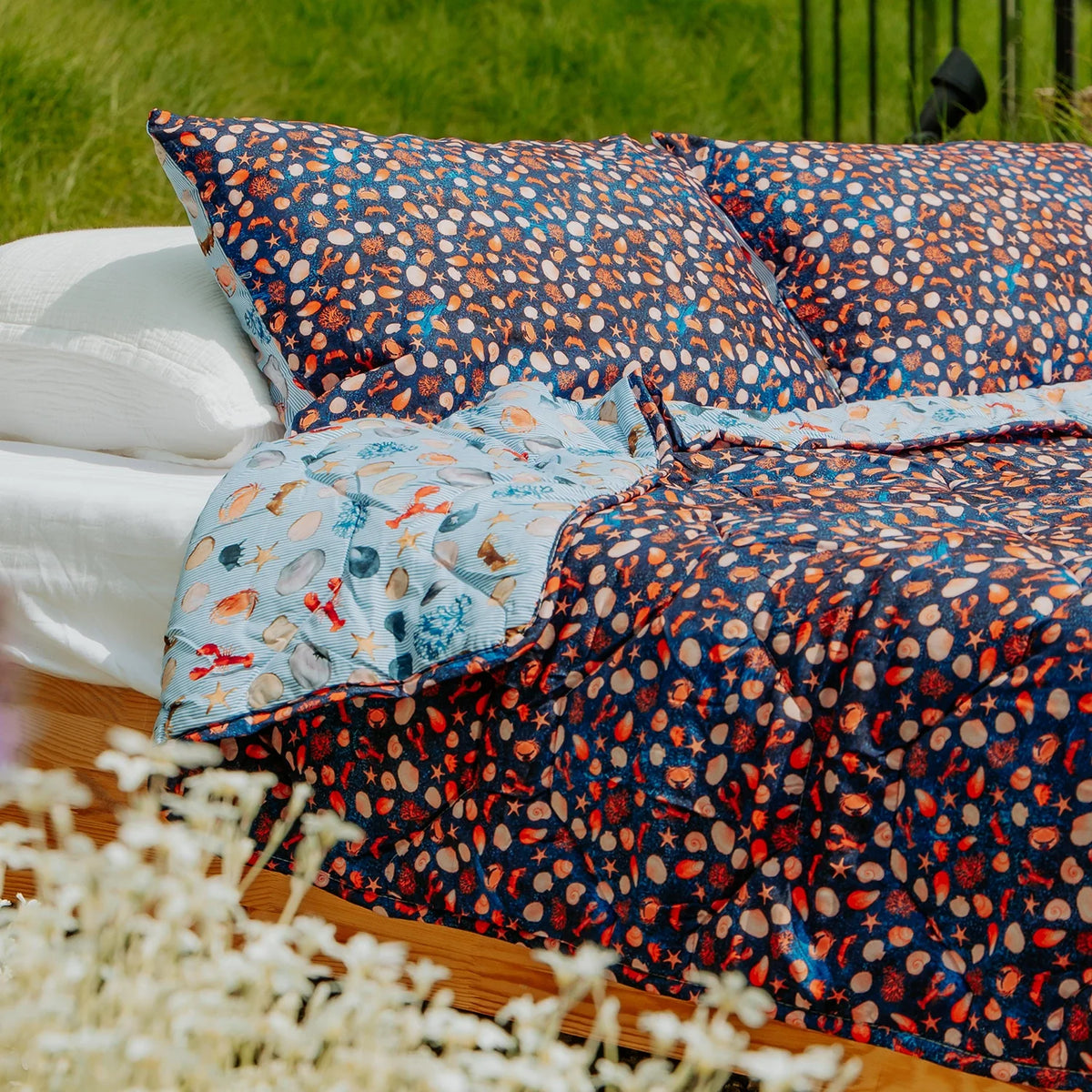 Kussenslopen | A Fish Named Fred & Thehappybed | Seashore | Set van 2