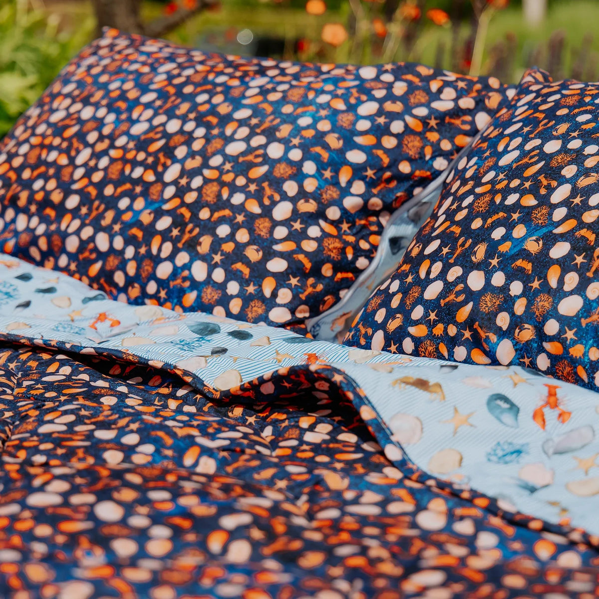 Wasbaar All Season Dekbed | A Fish Named Fred & Thehappybed | Seashore