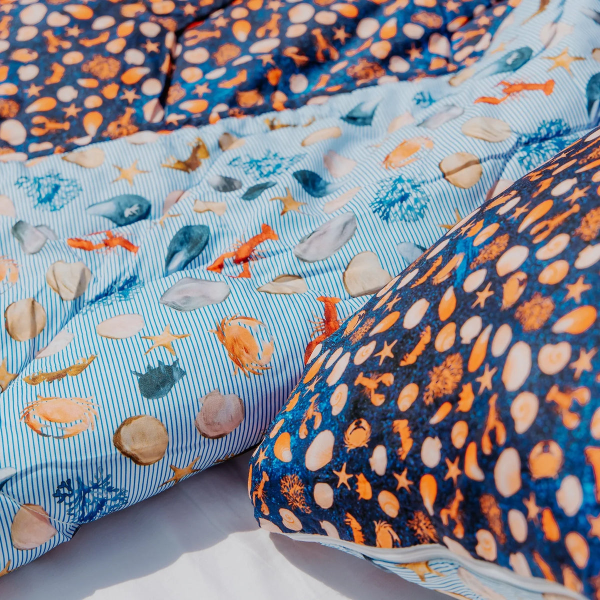 Wasbaar All Season Dekbed | A Fish Named Fred & Thehappybed | Seashore