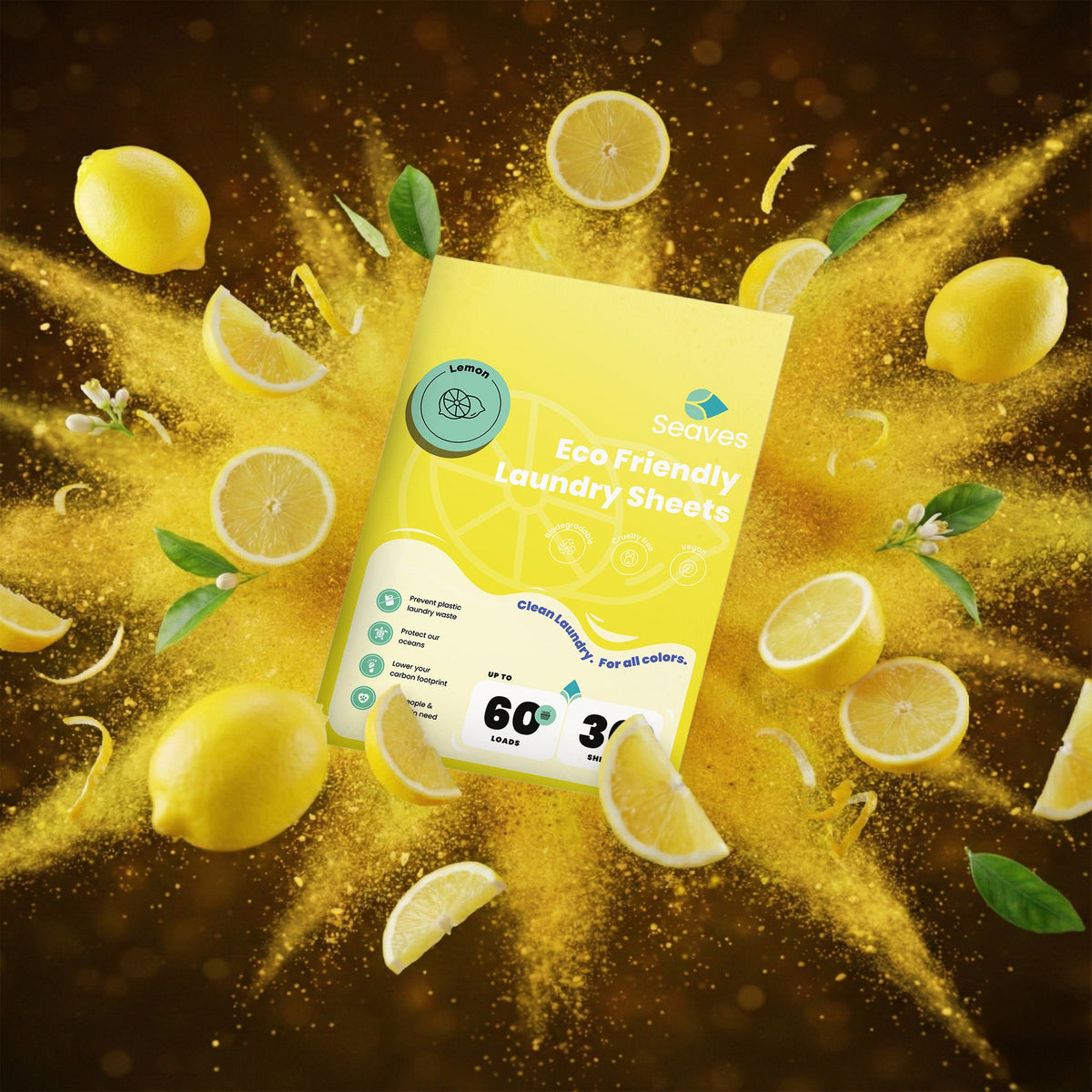 Seaves wasbundel | Lemon | 1 jaar wassen (5 stuks)