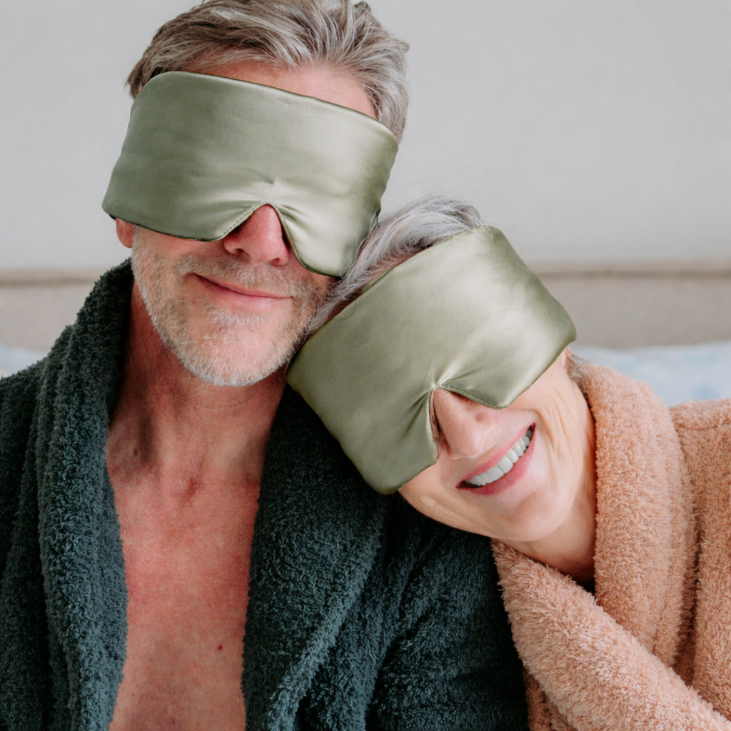Slaapmasker | Olive | Set van 2