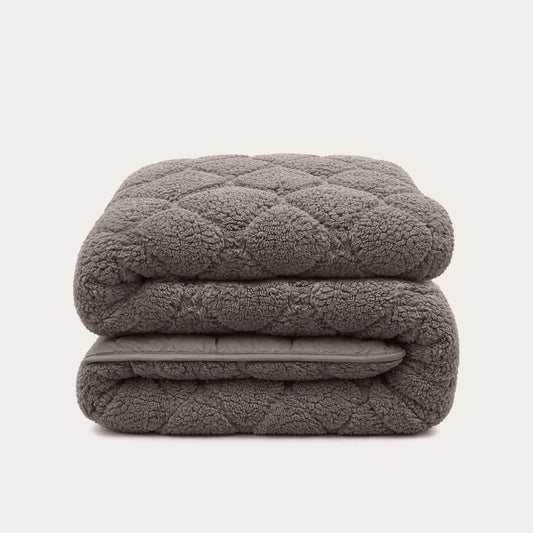 Wasbaar All Season Dekbed | Teddy | Anthracite