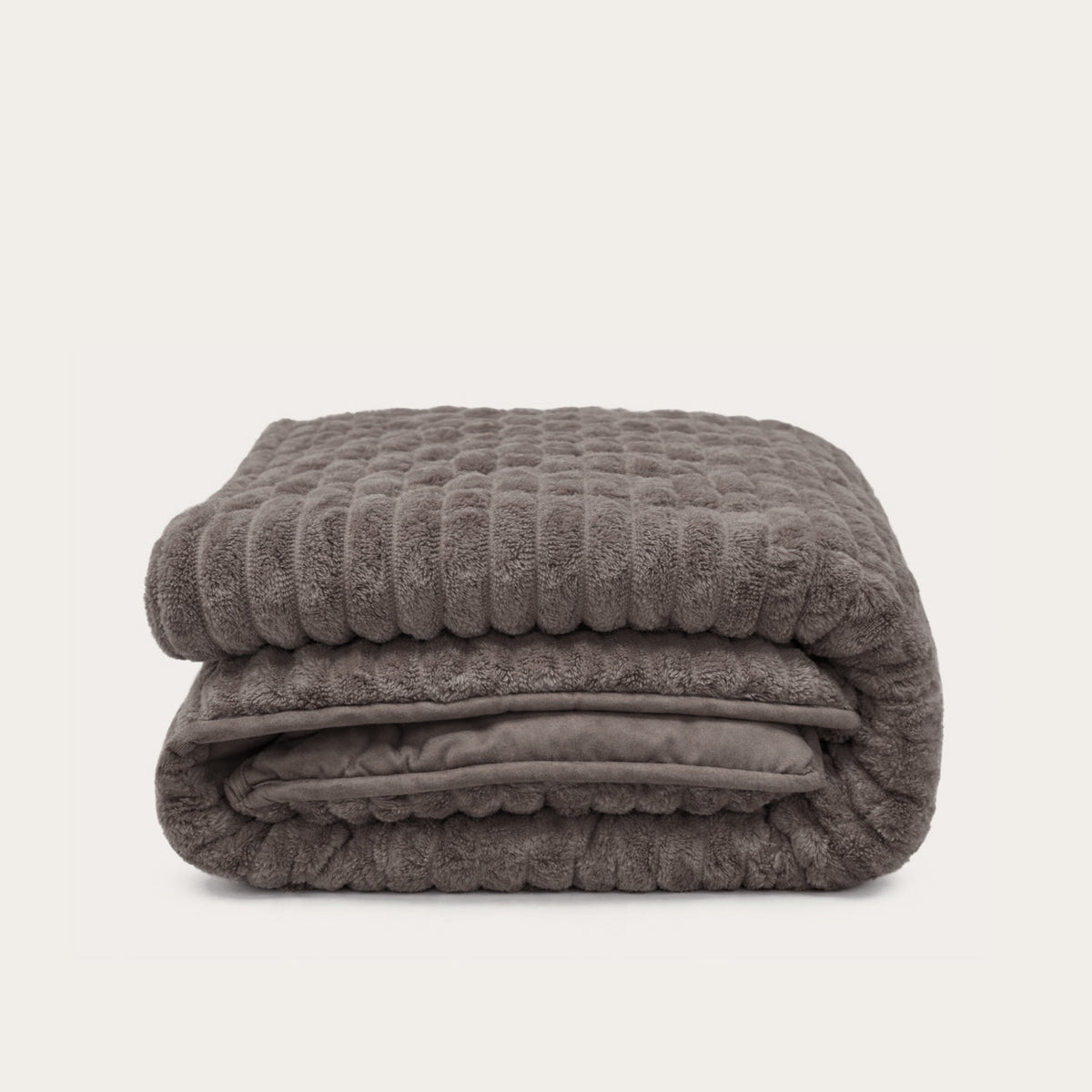 Wasbaar All Season Dekbed | Teddy Rib | Anthracite
