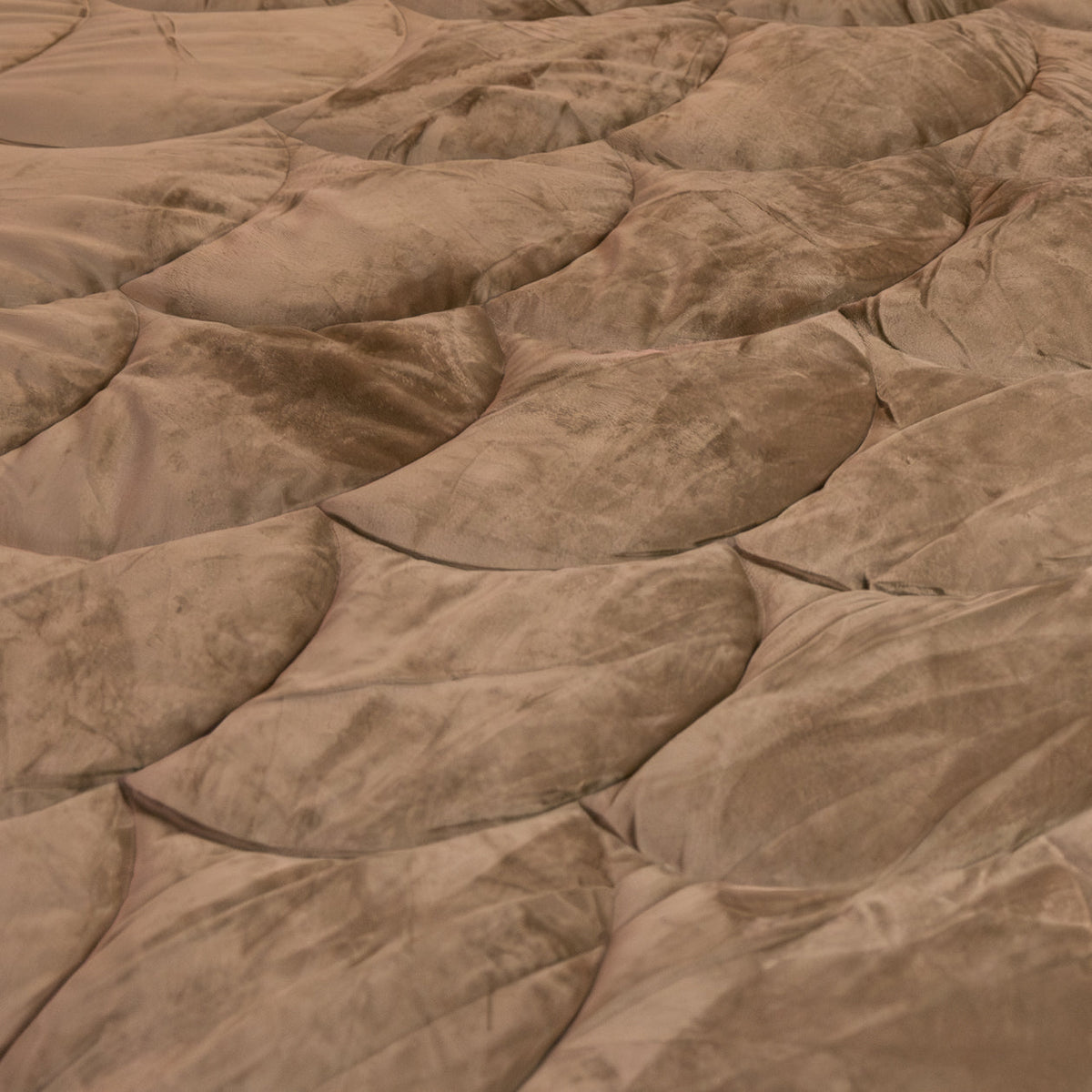 Wasbaar All Season Dekbed | Teddy Velvet | Taupe