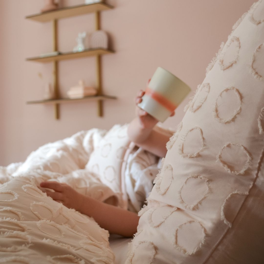 Kussenslopen | Tufted | Soft Peach | Set van 2