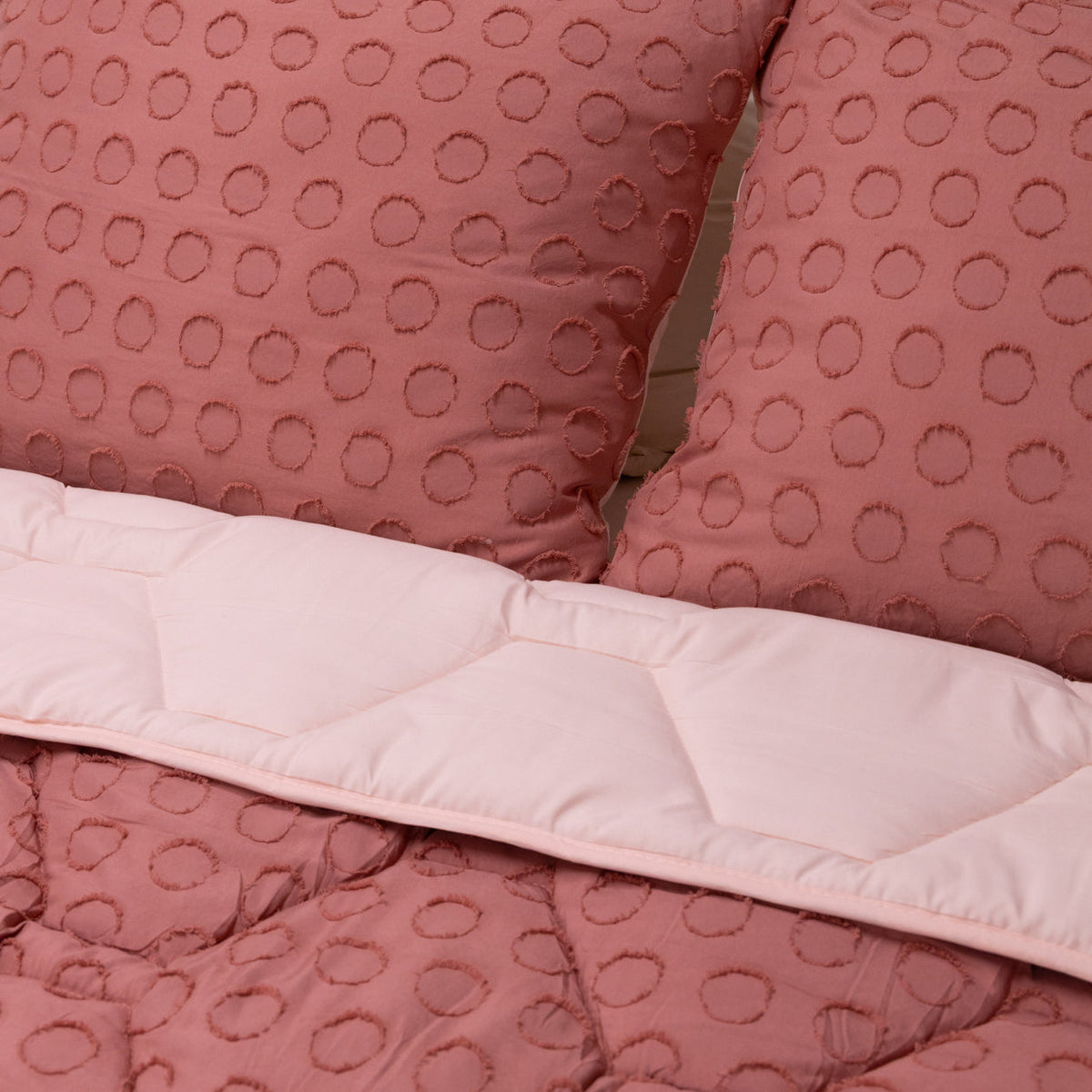 Kussenslopen | Tufted | Blushed Pink | Set van 2
