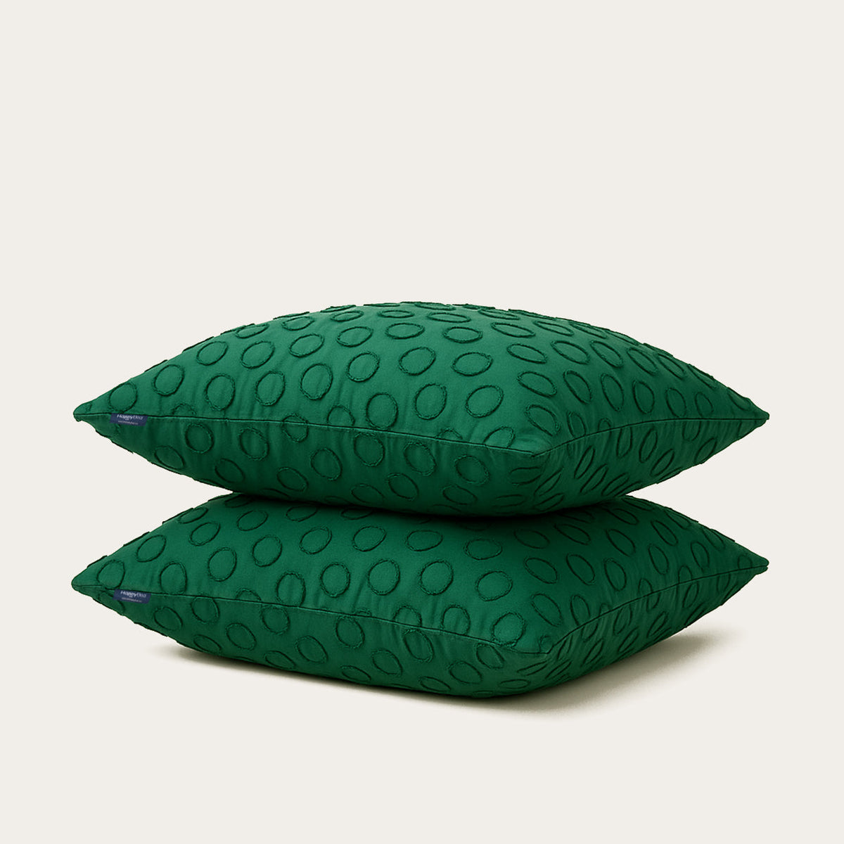 Kussenslopen | Tufted | Emerald Green | Set van 2