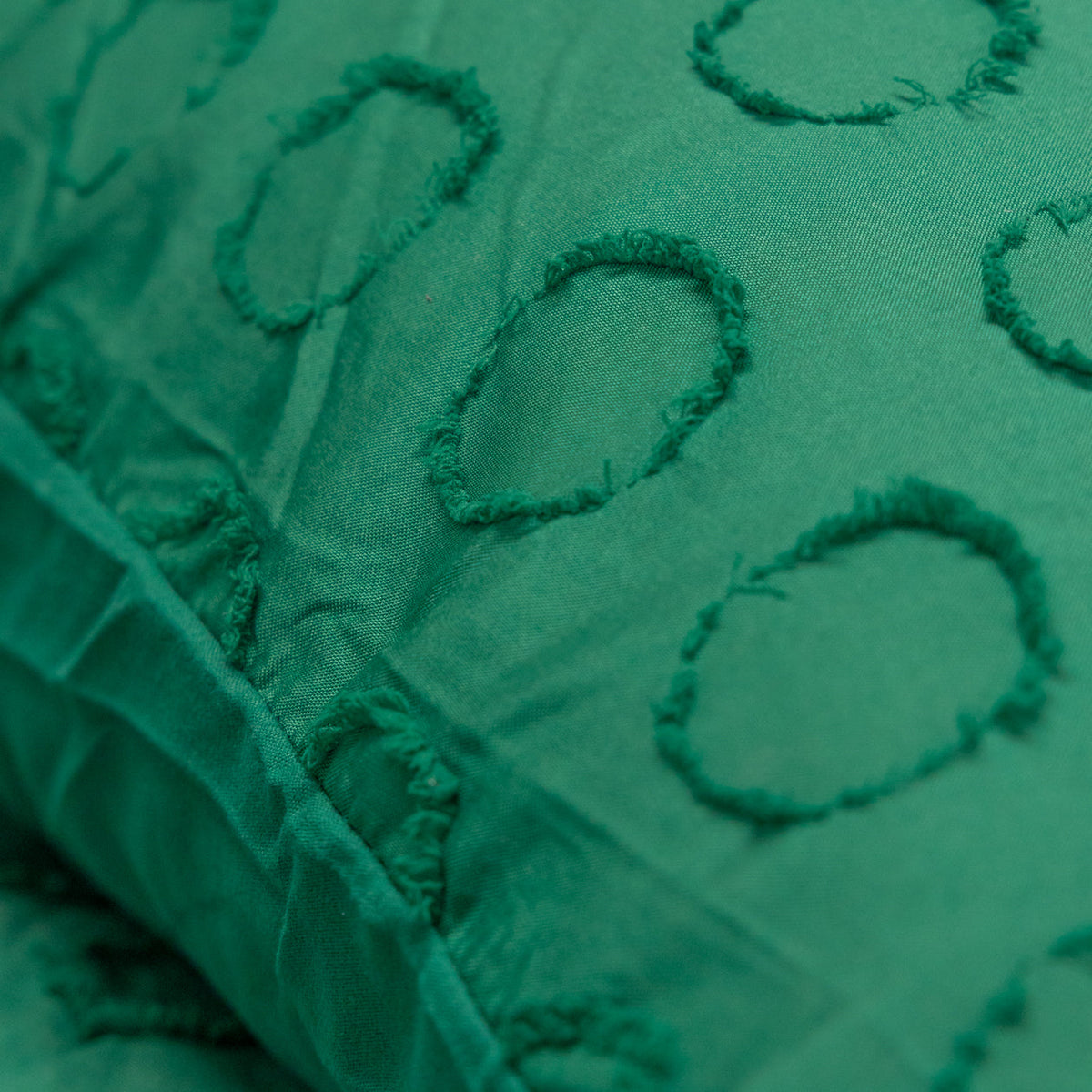 Kussenslopen | Tufted | Emerald Green | Set van 2