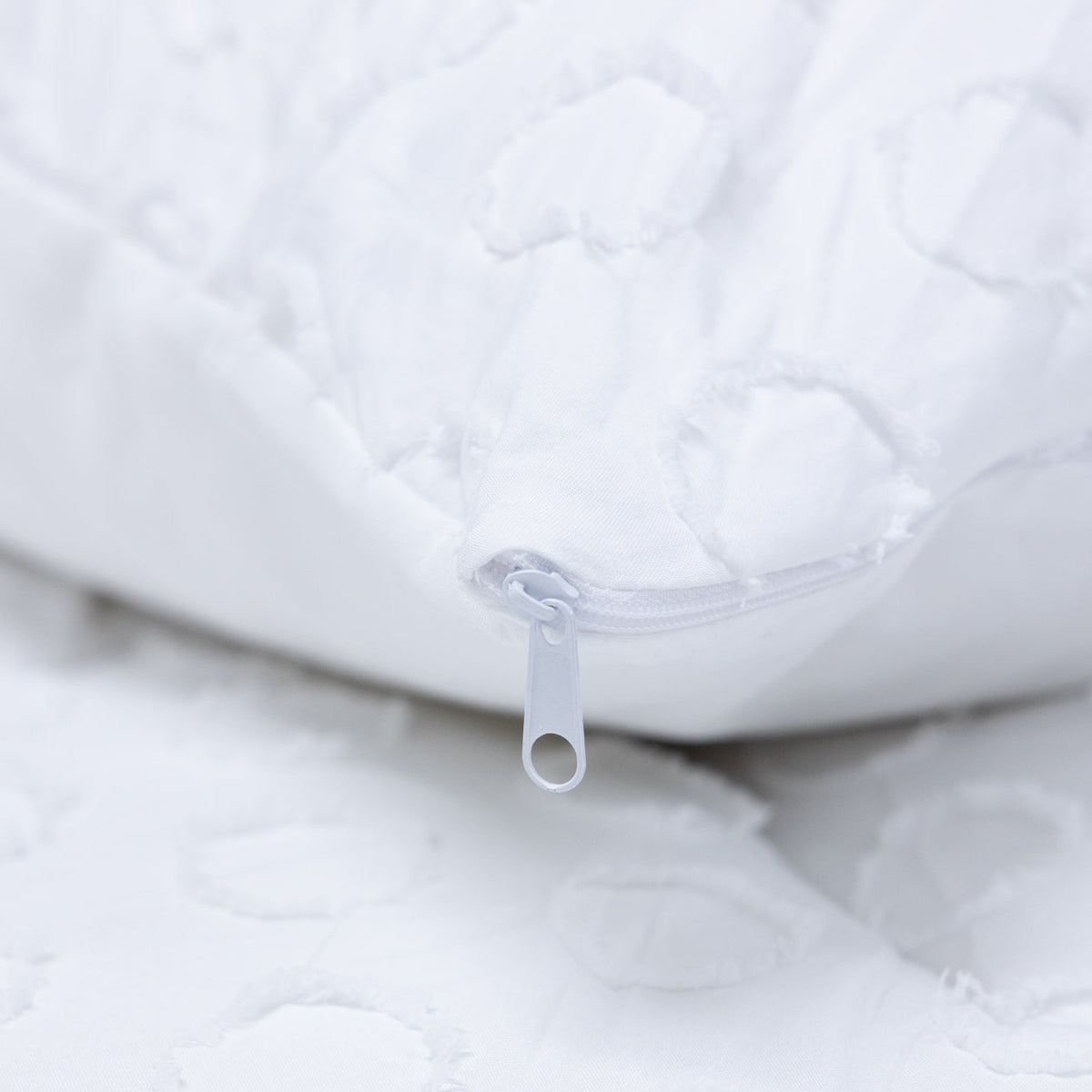Kussenslopen | Tufted | Frosty White | Set van 2
