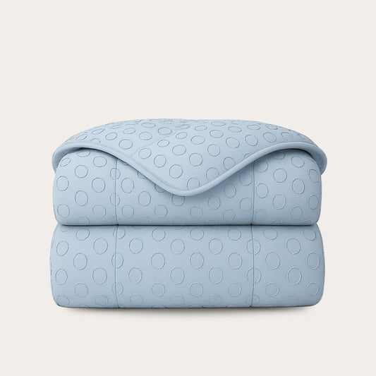 Wasbaar All Season Dekbed | Tufted | Ice Blue