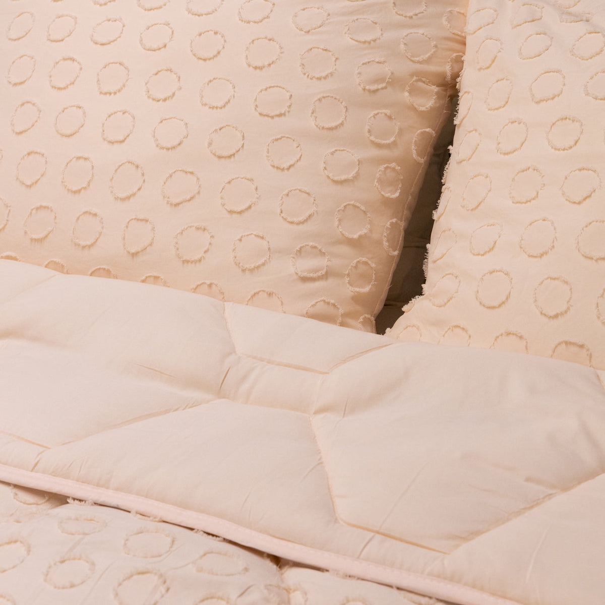 Kussenslopen | Tufted | Soft Peach | Set van 2
