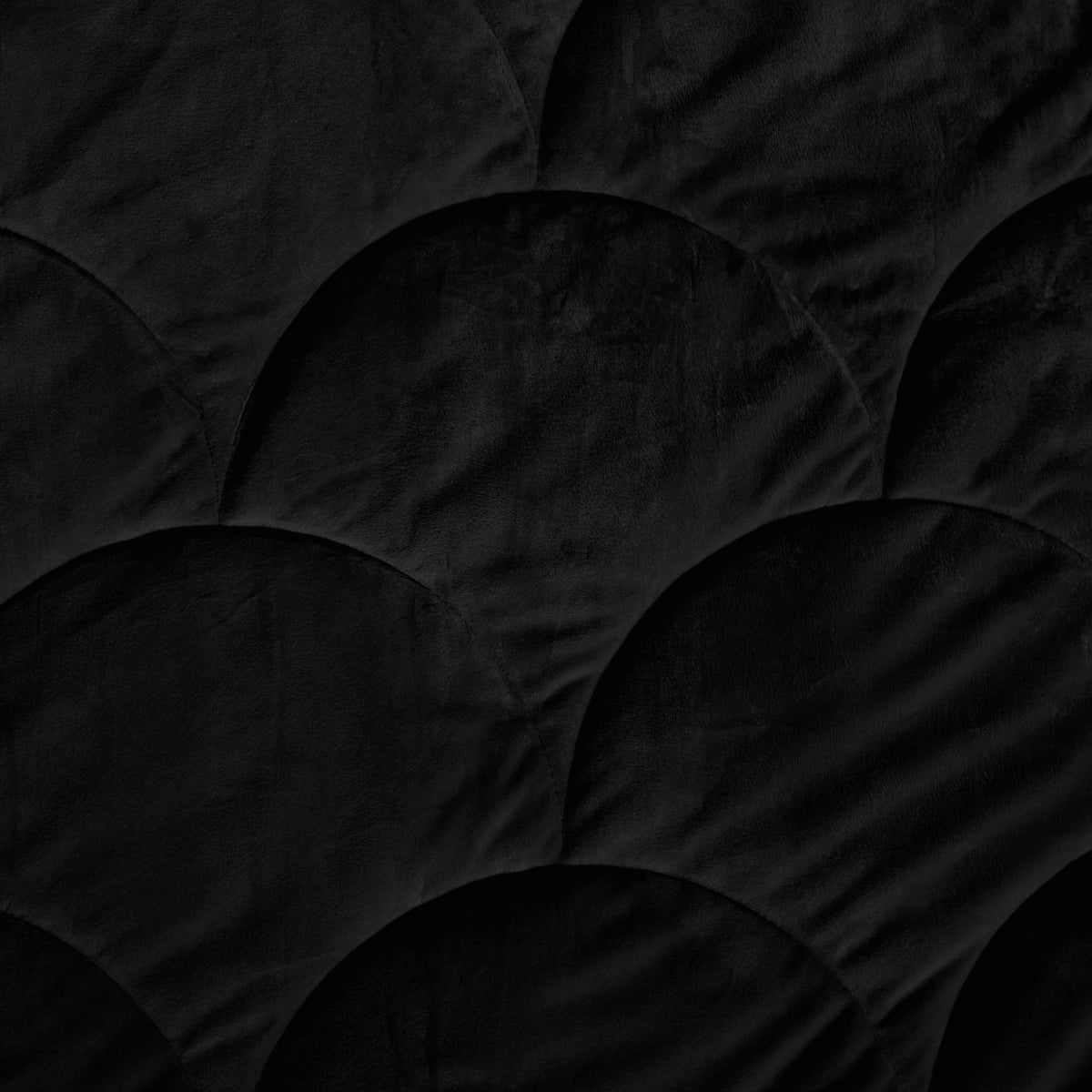 Wasbaar All Season Dekbed | Teddy Velvet | Black