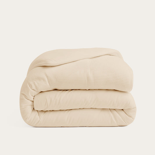 Wasbaar All Season Dekbed | Wafel | Sand